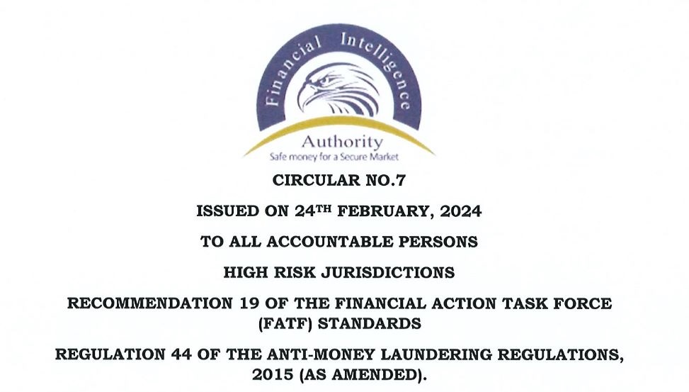 Circular No.7 High Risk Juridiction