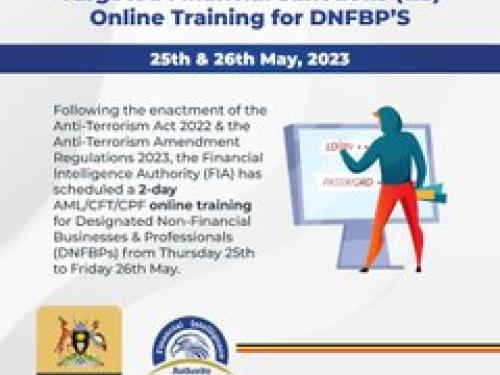 Targeted Financial Sanctions  Online Training for DNFBPs